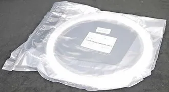 Sealed Lam Research 716-040737-432 Rev. A RWK Quartz Ring Semiconductor Part