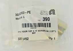 Swagelok 2.37" 1/2T x 1T Reducer Tubing Fitting Applied Materials 3300-03452 