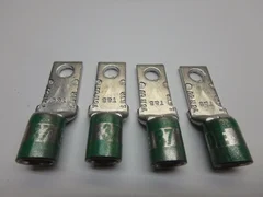 T&B COMPRESSION LUG 1 AWG 1-HOLE 1/4" AMAT 1290-01346 Tang 0.552", NARROW TNG 