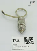 T244 APPLIED MATERIALS IT PRESSURE TRANSDUCER, -14,7 TO +15 PSIG 0090-77067