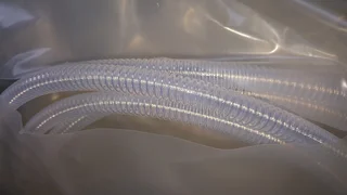 TBG teflon convoluted 1/2" od AMAT 3860-00099 13 feet