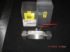 VALVE BALL 1&quot; LET-LOK 1/4TURN 316SST 2000PSI H-700-SS-1 Ham-Let AMAT 3870-03142