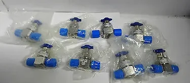 VERIFLO 944ASFSFF MANUAL DIAPHRAGM VALVE, 3500 PSI AMAT 3870-01810 - LOT OF 8