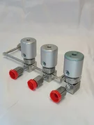 Veriflow diaphragm 2 valve opposing manifold w/weldment AMAT 0050-35986 Rev 001