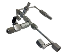 AMAT 0050-43587 (46295) WELDMENT OUTLET IHC MANIFOLD DUAL ZONE 3