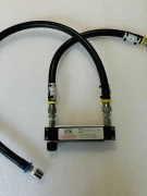 AMAT 1040-01065 Brooks 1350EPC9CCG1A Sho-Rate Flow Meter, W/ Hoses