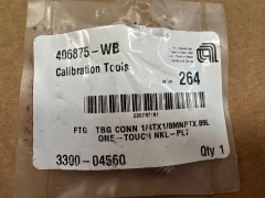 AMAT 3300-04560 FTG TBG CONN 1/4T X 1/8MNPTX.89L ONE-TOUCH NKL-PLT