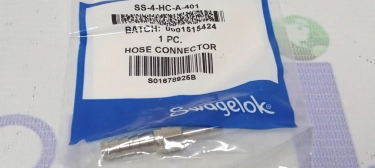 AMAT 3400-01001 Hose Connector 1/4ID x 1/4TA Lot of 4 New #E5