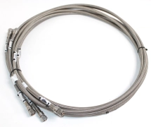 AMAT Applied Materials 0050-81422, 3/8" OD, TFE Flexible High pressure Hose Assy