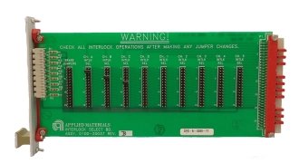 AMAT Applied Materials 0100-20037 Interlock Select PCB Card Working Surplus