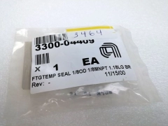 AMAT Applied Materials 3300-04409 Fitting TempSeal 1/8"OD 1/8"MNPT 1.18LG, New