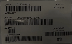 AMAT CABLE ASSY, TOP COIL TO DTC 300MM ULTIM (0150-05772)