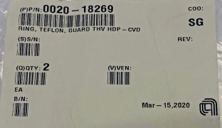 AMAT RING, TEFLON, GUARD THV HDP-CVD (0020-18269)