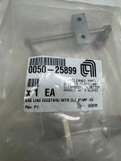 Applied Materials 0050-25899 GAS LINE FEEDTHRU WITH CLAMP IMP-CU AMAT (C)