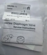 applied materials 3870-02702 diaphragm valve service instructions 3/pk (IN21S3)