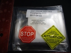 Applied Materials (AMAT) 0021-04258 PLATE, RETAINER ALUMINUM