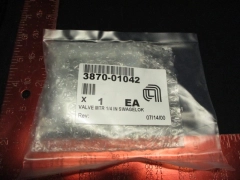 Applied Materials (AMAT) 3870-01042 VALVE MTR 1/4 IN SWAGELOK
