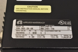 Applied Materials AMAT	DDM-005X-DN-AM	Servo Drive