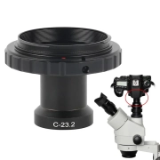 C-Mount to 23.2mm Adapter Nikon/Canon SLR Camera  f Trinocular Stereo Microscope