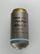 CFI Nikon Plan Fluor 40x/0.75 NA 0.72mm WD infinity Microscope Objective Lens 