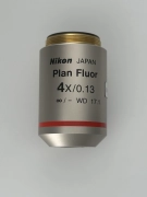 CFI Nikon Plan Fluor 4x/0.13 N.A. Infinity 17.2mm WD Microscope Objective Lens