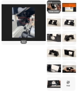 Cover Parts for Nikon TE2000-U microscope 34522