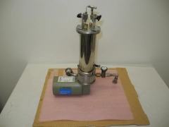 CTI CRYOGENICS MODEL 22 CRYODYNE REFRIGERATOR & JANIS 02-TRAP & FITINGS IN PICS