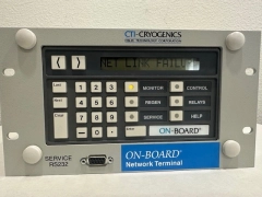 CTI CRYOGENICS ON-BOARD NETWORK TERMINAL P/N 8113040G003.. S/N A0600897