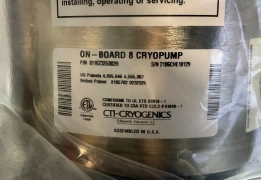 EDWARDS P/N 8116232G002R CTI-CRYOGENICS ON -BOARD 8 CRYOPUMP