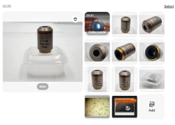 *Ex* Nikon Plan fluor 4x/0.13 WD17.1 Eclipse Microscope ObjectiveLens M25 32768