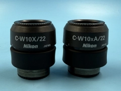 “JAPAN” Version Of Nikon C-W10x/22 & C-W10xA/22  Microscope Eyepieces