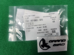LAM RESEARCH 734-021063-025 O-RING, FEP ENCAP FKM, .XX ID X, NEW