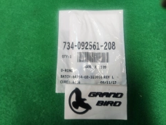 LAM RESEARCH 734-092561-208 O-RING, 0.609 IDX.039 C/S,FSI, NEW