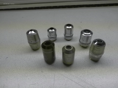 LOT NIKON ELWD 20X 40X FLUOR PLAN UW BD PLAN 100DIC OBJECTIVES