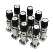 (Lot of 10) AMAT 0190-63983 Regulator Valve 150PSI Surface Mount 2-Port C-Seals