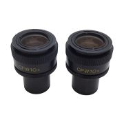 Lot of 2 Nikon CFW10x Microscope Eyepieces, Adjustable, For ø23.5mm Tubes