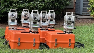 Lot Of 6 Nikon DTM-310 Surveying Total Station