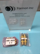 Lot of 8 AMAT 3300-02229 FTG Hose Barb 1/2H x 3/4 - 16SAE 37 Deg S, 188424