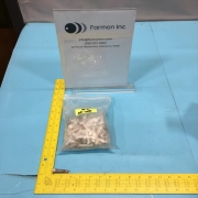 Lot of 95 AMAT 3690-02896 Silver plated Hex Bolt. A2-70, 323042