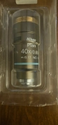 NEW-NIKON 40X PLAN ACHROMAT OBJ 40x/0.65 WD 0.56 ∞/.017