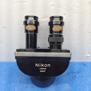 NIKON 66657 MICROSCOPE BINOCULAR HEAD W/EYE PIECESS Bi H.K.W.10X