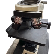 Nikon Alphaphot-2 YS2-T Biological Microscope 3 Plan Objectives 2x 4x 10x Japan