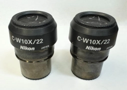 Nikon C-W10X/22 Eyepieces 30mm For Stereozoom Of Biological Microscope