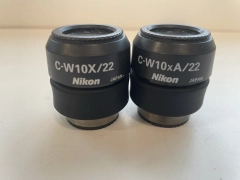 Nikon C-W10X/22 Eyepieces 30mm For Stereozoom Of Biological Microscope