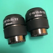 Nikon C-W10xB/22 Eyepiece Lens 10x Magnification 22mm Diameter Φ30 Microscope