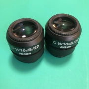 NIKON C-W10xB/22 Stereo Microscope Eyepiece 10X Optical Lens Lab Part