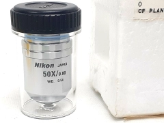 Nikon CF Plan 50x/0.80 ∞/0 EPI WD0.54 Microscope Objective Lens New Unused 