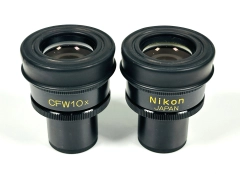 Nikon CFW10X FN18 23MM Diopter Adjustable Widefield Microscope Eyepiece - 1 PAIR