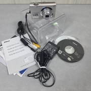 Nikon COOLPIX S4000 12.0MP Digital Camera Silver Battery SD Charger USB Cable