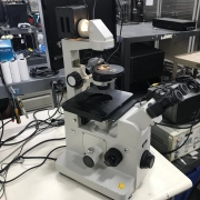 Nikon Diaphot CFW10X Binocular Inverted Phase Contrast Microscope - SEE INFO